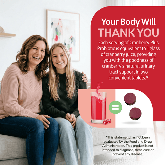 Cranberry Plus Probiótico — 21st Century, 60 Comprimidos