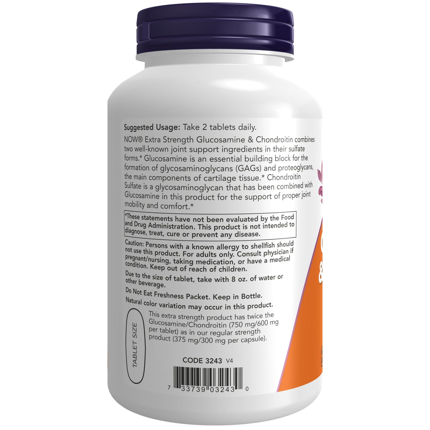 Glucosamina e Condroitina, 120 Tablets