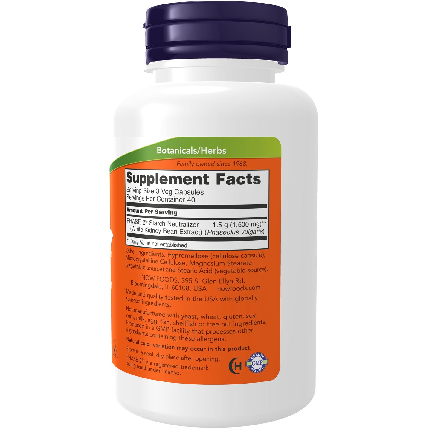 Fase 2®, 500 mg, 120 Cápsulas Vegetarianas