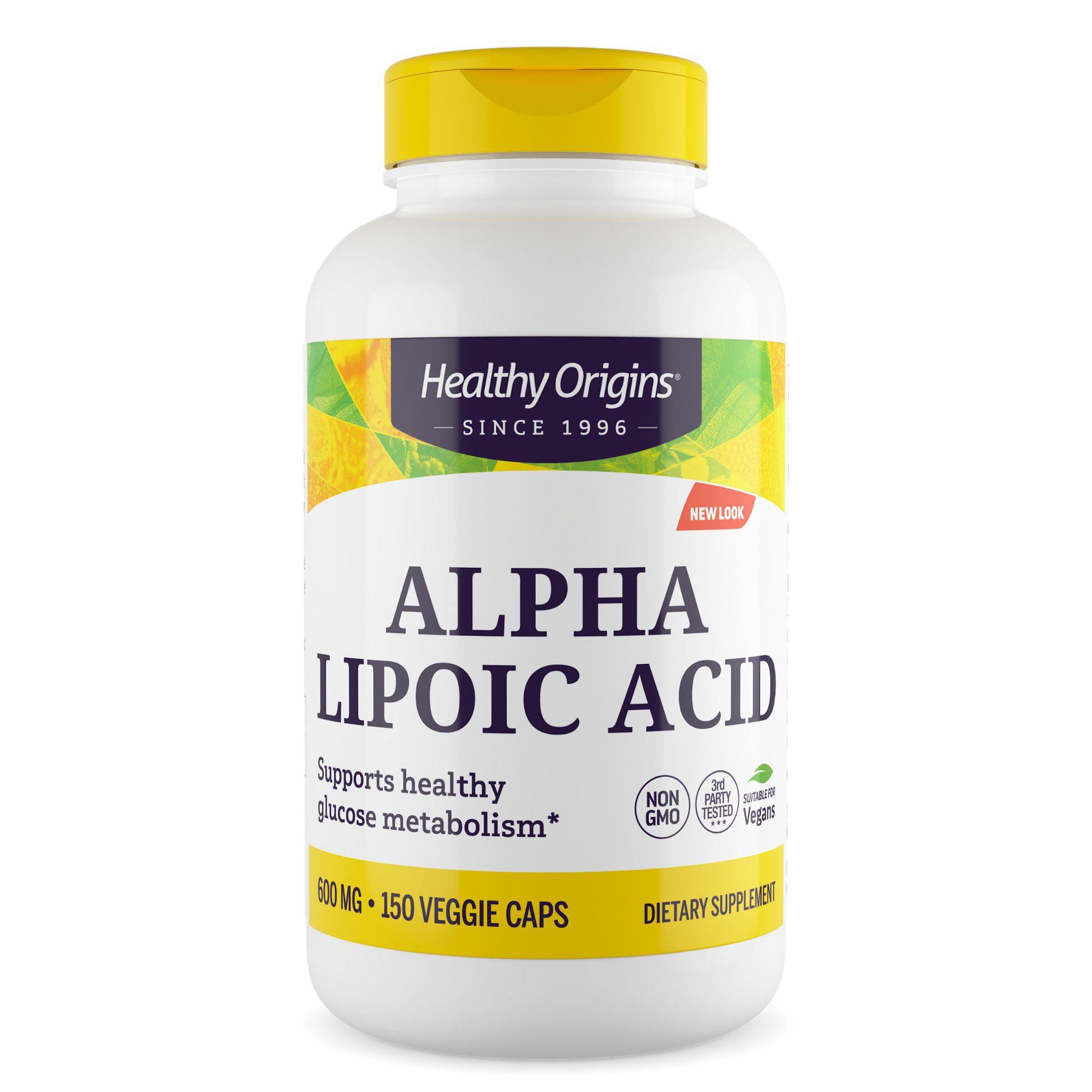 Alpha Lipoic Acid 600 mg 150 vcaps Healthy Origins