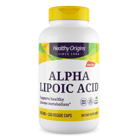 Alpha Lipoic Acid 600 mg 150 vcaps Healthy Origins