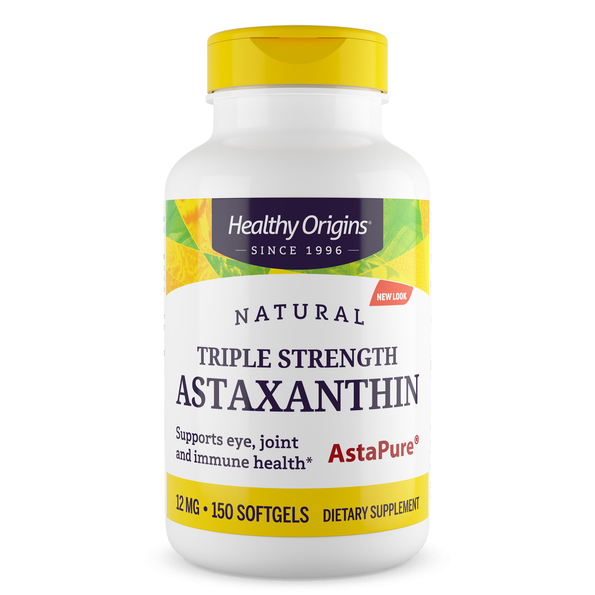 Astaxantina Forca Tripla 12mg (AstaPure) - Healthy Origins, 150 Softgels