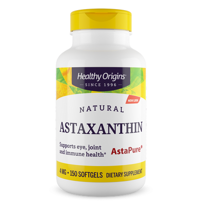 Healthy Origins, Astaxantina 4 mg, 150 Softgels