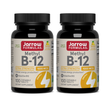 Metil B-12 Força Extra 1.000mcg (Limão) — Jarrow Formulas, 100 Comprimidos Mastigáveis