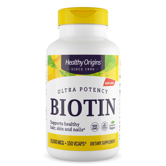 Biotin 10.000 mcg 150 vcaps Healthy Origins