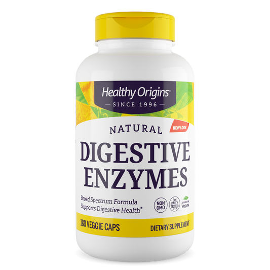Digestive Enzymes 180 vcaps Healthy Origins
