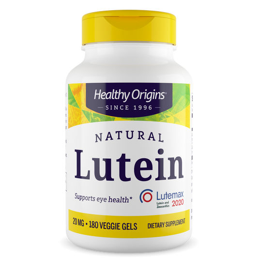 Lutein (Lutemax 2020) 20mg 180 veg softgels Healthy Origins