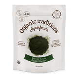 Suco de Grama de Trigo em Pó (Wheat Grass) — Organic Traditions, 150g