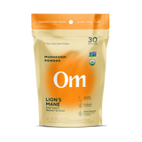 Lion's Mane (Juba-de-Leão) Pó Orgânico — Om Mushrooms, 100g
