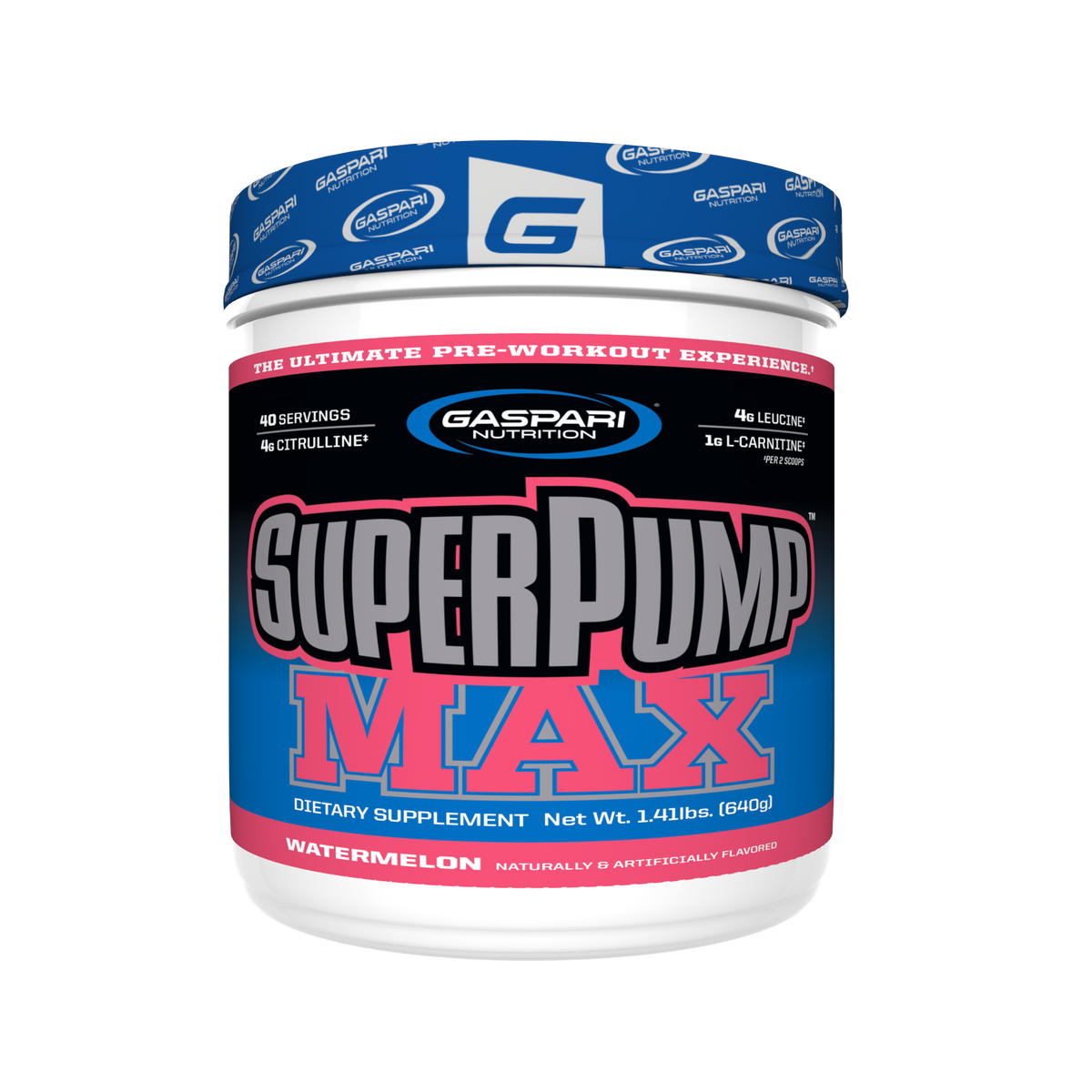 SuperPump Max Pré-Treino — Gaspari Nutrition, 640g (40 Doses)