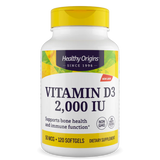 Vitamina D3 (com óleo MCT) 2.000 UI 120 Cápsulas Gelatinosas, Healthy Origins