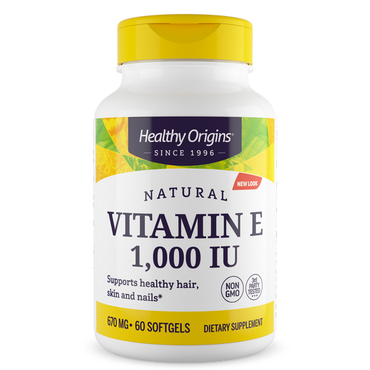 E-1000 IU 60 Softgels HEALTHY Origins