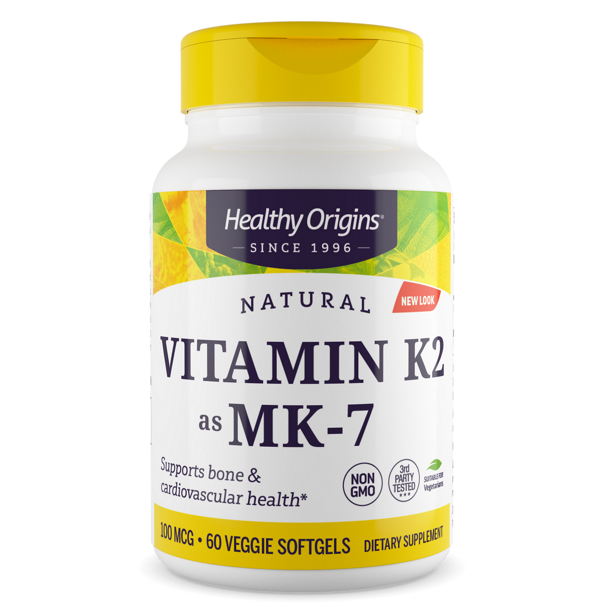 Vitamina K2 Mk7 100mcg 60 veggies softgels HEALTHY Origins
