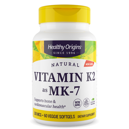 Vitamina K2 Mk7 100mcg 60 veggies softgels HEALTHY Origins