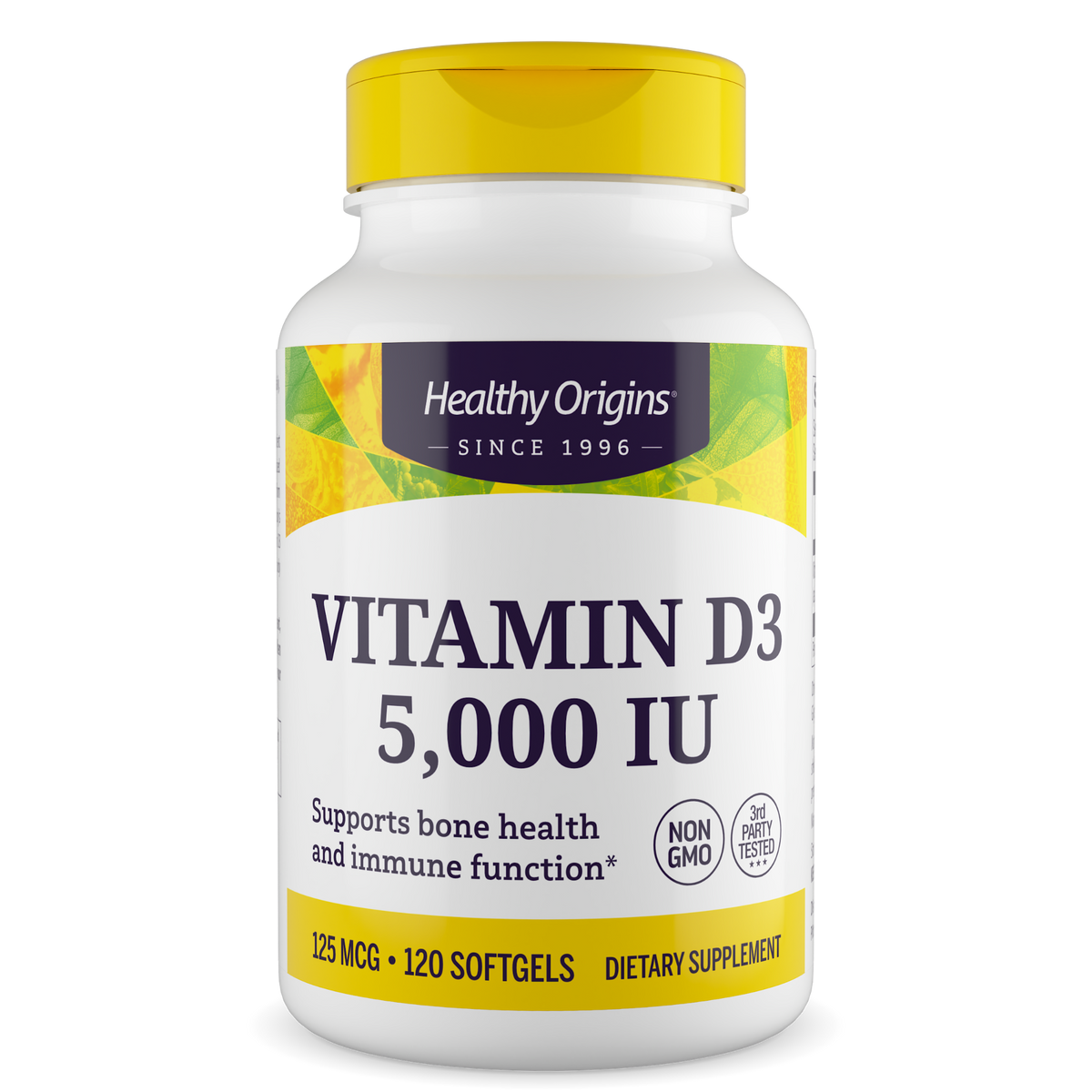 Vitamina D3 5.000 120s HEALTHY Origins