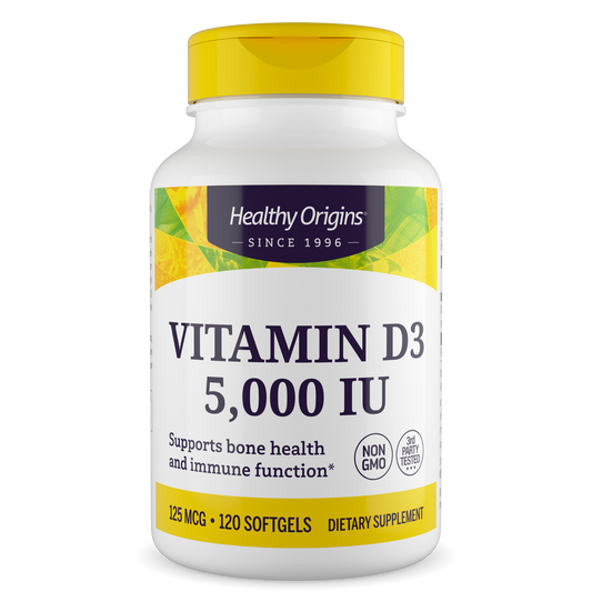 Vitamina D3 5.000 120s HEALTHY Origins