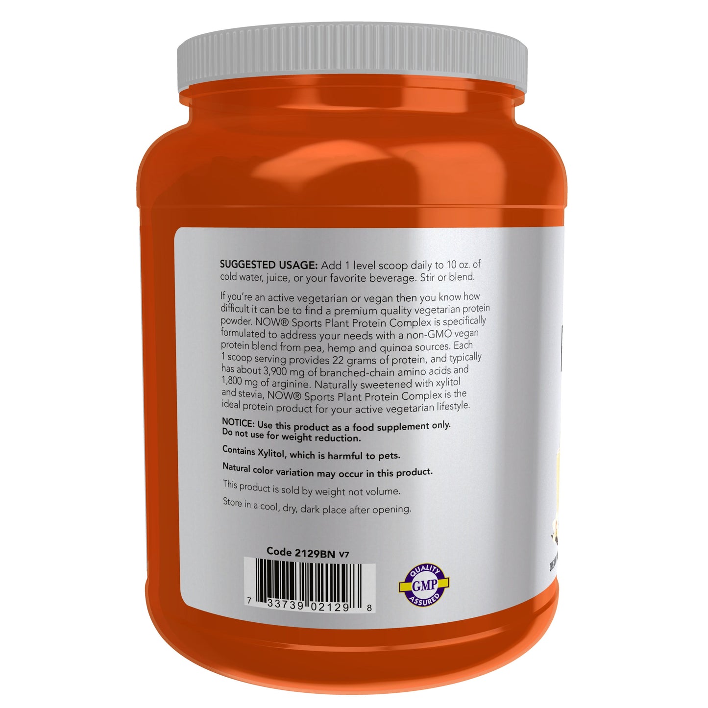 Complexo de Proteína Vegetal, Pó Cremoso de Baunilha, (907 g)