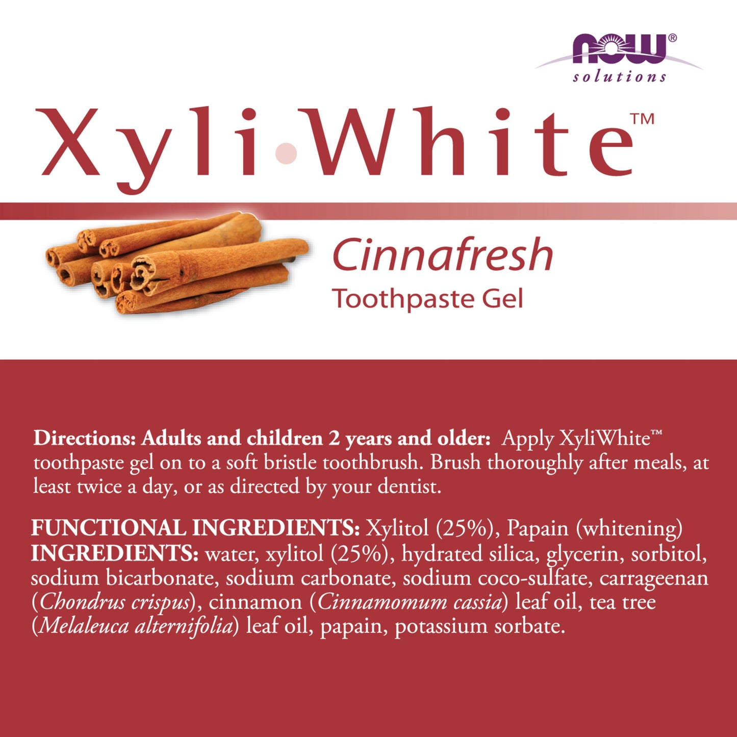 XyliWhite™, Gel de Creme Dental Cinnafresh