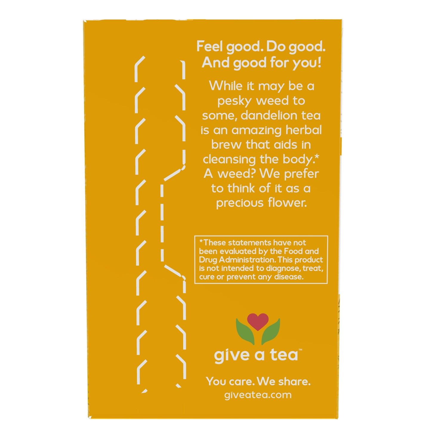 Chá de dente de leão orgânico, 24 Sachês.