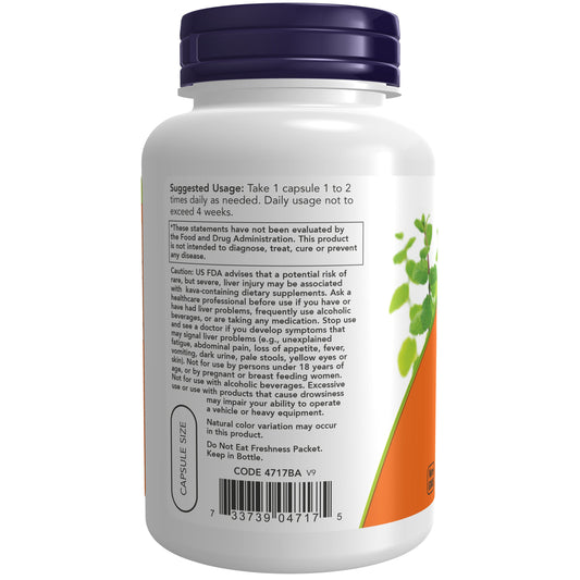 Extrato de Kava Kava, 250 mg, 120 Cápsulas Vegetarianas