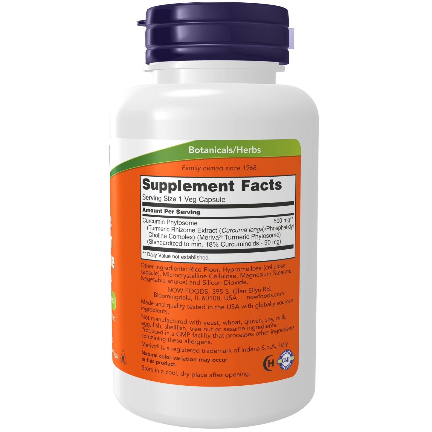 Turmeric Curcumin Phytosome, 60 Cápsulas Vegetarianas