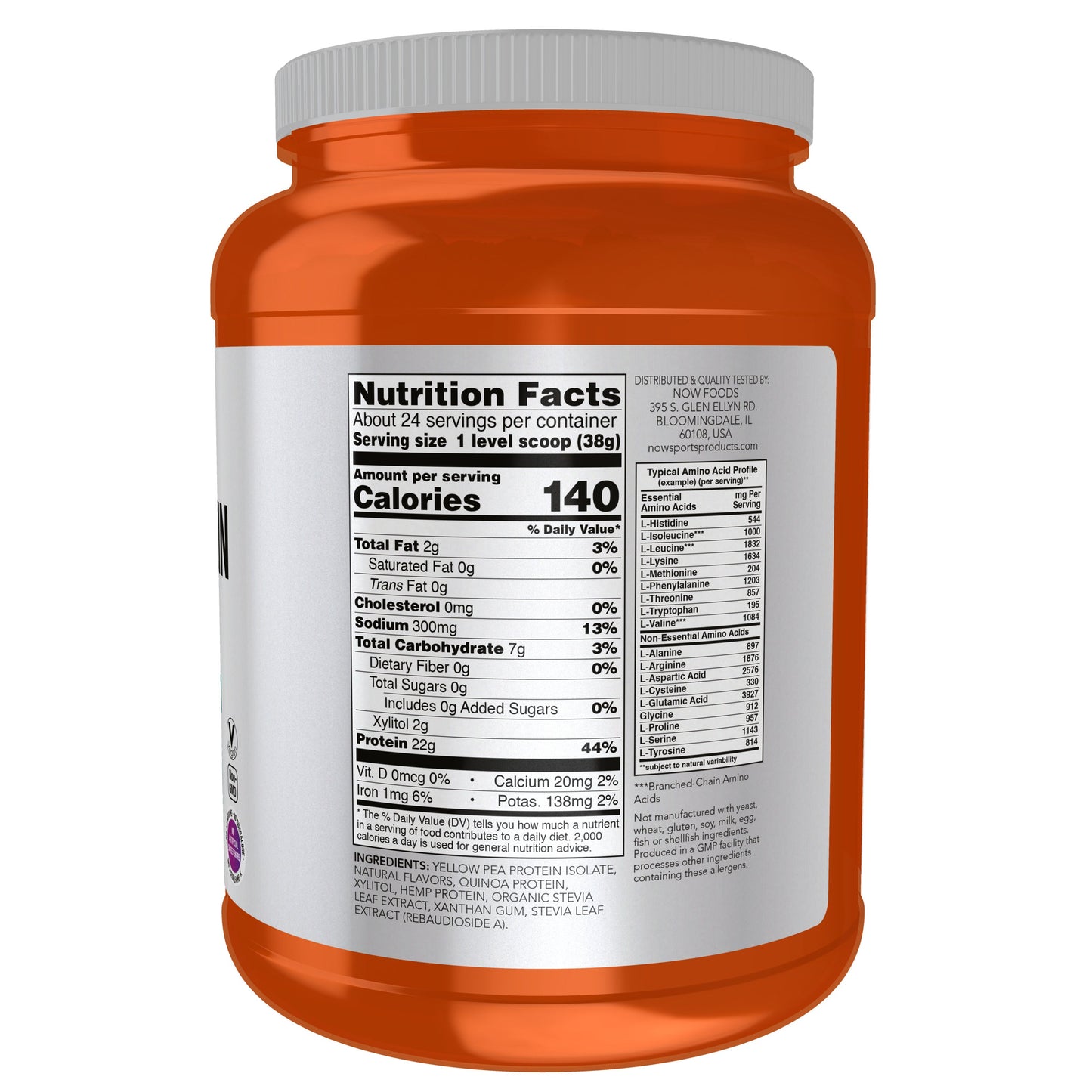 Complexo de Proteína Vegetal, Pó Cremoso de Baunilha, (907 g)