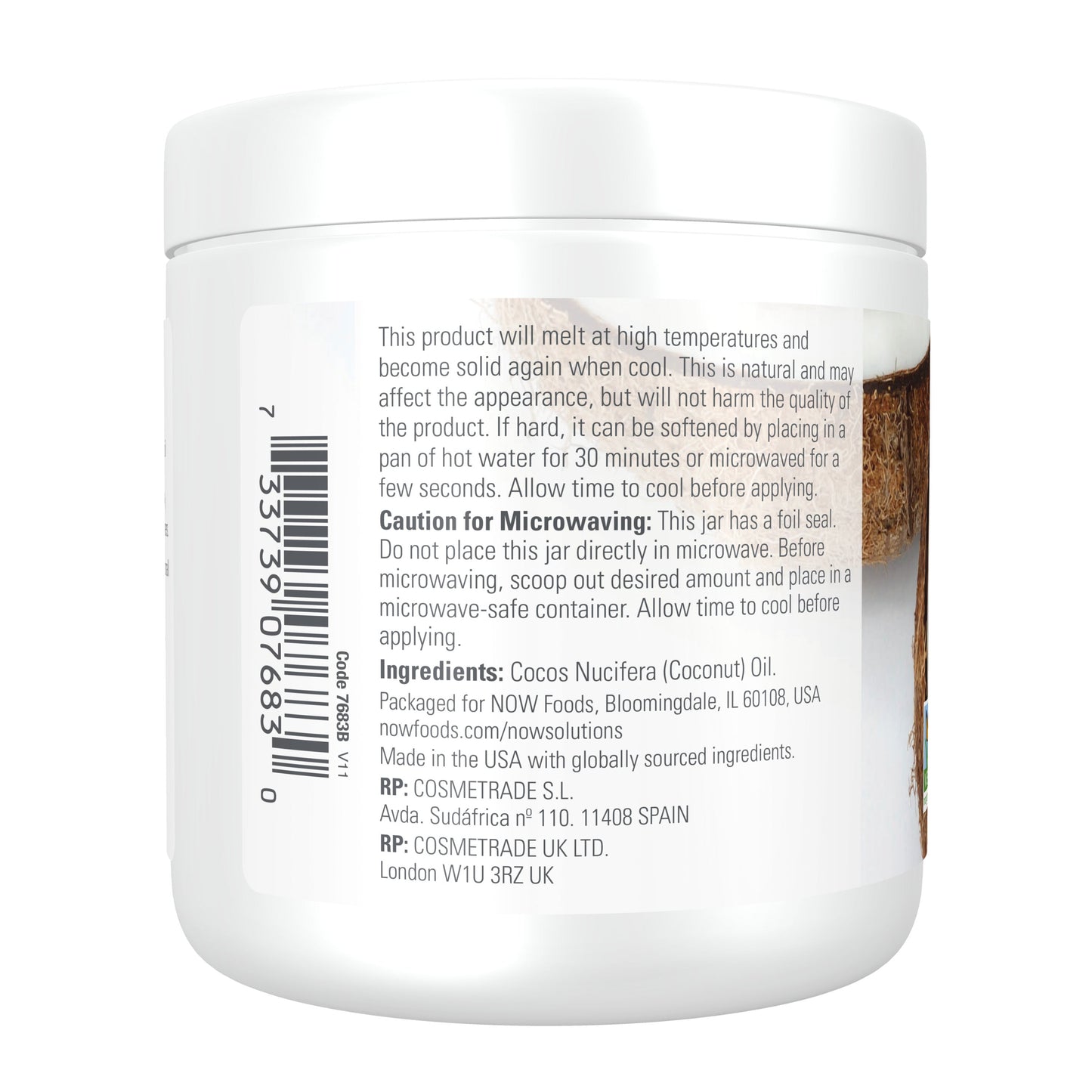 Óleo de Côco, (207 mL)