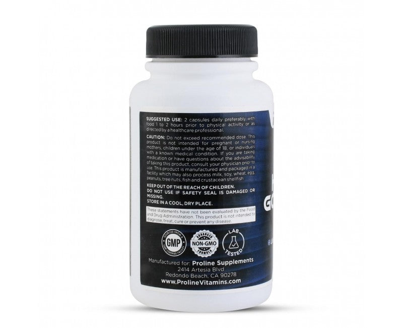 Horny Goat Weed (Erva-de-Bode) 1000mg — Proline Vitamins, 60 Cápsulas