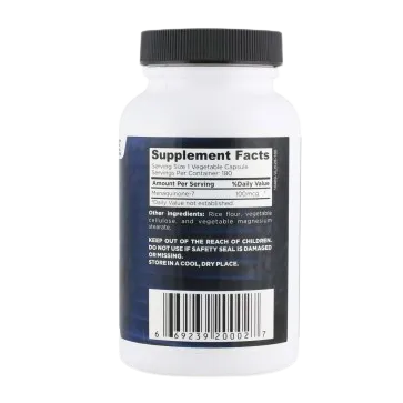 Vitamina K2 MK-7, 100 mcg, 180 Cápsulas - Proline Vitamins
