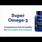 Super Omega-3 EPA/DHA Óleo de Peixe, Gergelim Lignans & Extrato de Oliva (Revestimento Entérico), 120 Softgels com revestimento entérico