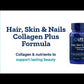 Hair, Skin & Nails Collagen Plus Formula, 120 Comprimidos