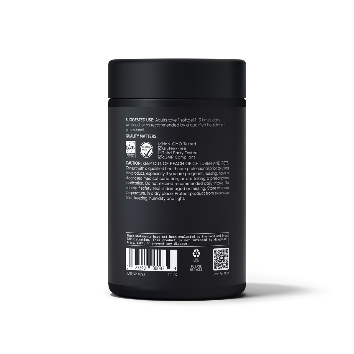 Turmeric Curcumin 120 Softgels Sports Research - lateral