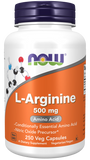 L-Arginine, 500 mg, 250 Cápsulas Vegetarianas