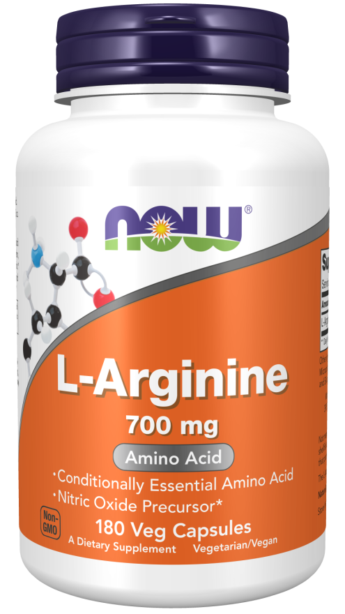 L-Arginine, 700 mg, 180 Cápsulas Vegetarianas