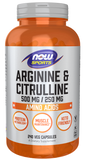 Arginina e Citrulina, 500 mg / 250 mg, 240 Cápsulas Vegetarianas