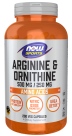 Arginina e Ornitina, 500 mg / 250 mg, 250 Cápsulas Vegetarianas