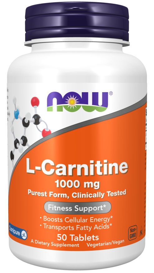 L-Carnitine, 1000 mg, 50 Tablets