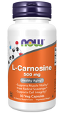 L-Carnosine, 500 mg, 50 Cápsulas Vegetarianas