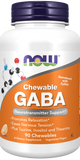 GABA, 90 Tablets Mastigáveis, Sabor Laranja