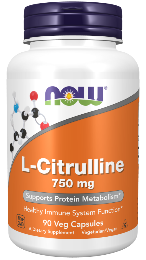 L-Citrulline, 750 mg, 90 Cápsulas Vegetarianas