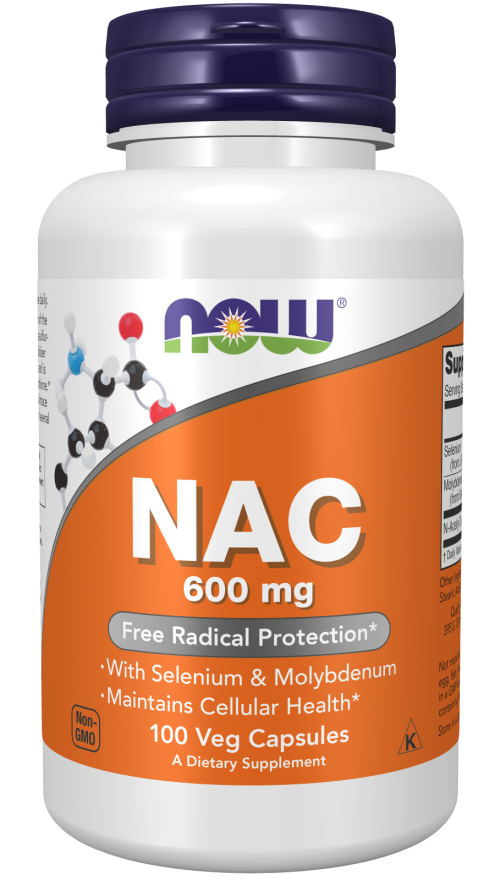 NAC, 600 mg, 100 Cápsulas Vegetarianas