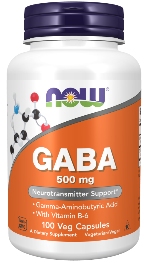 GABA 500 mg 100 Cápsulas Veganas