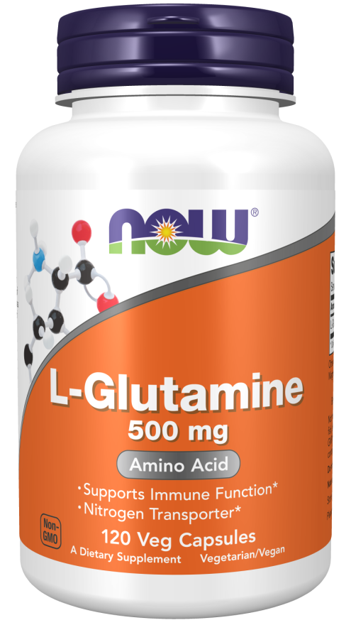 L-Glutamine, 500 mg, 120 Cápsulas Vegetarianas