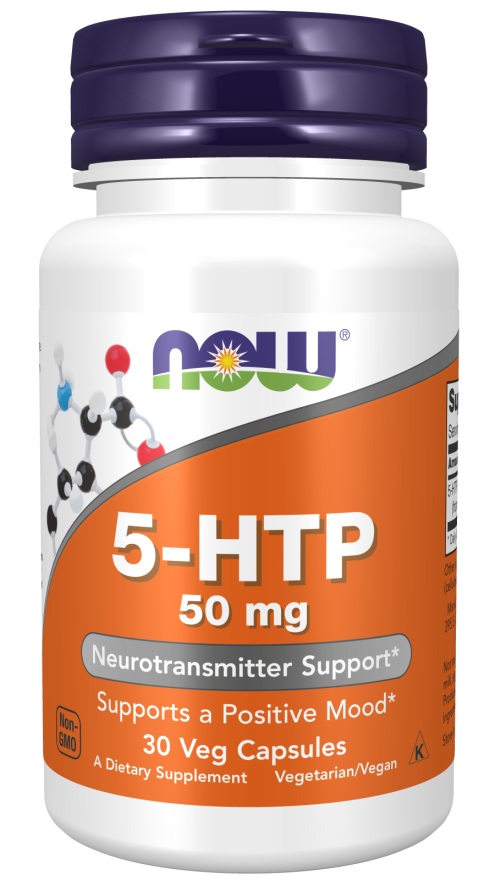 5-HTP, 50 mg, 30 Cápsulas Vegetarianas