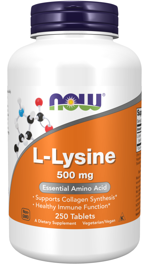 L-Lysine, 500 mg, 250 Tablets