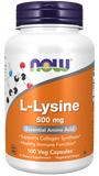 L-Lysine, 500 mg, 100 Cápsulas Vegetarianas