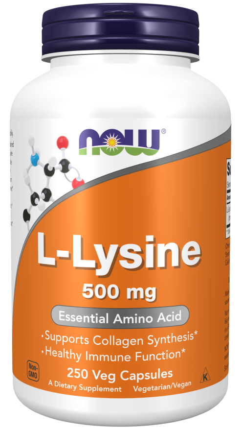 L-Lysine, 500 mg, 250 Cápsulas Vegetarianas