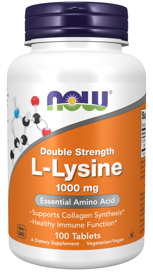 L-Lysine, 1000 mg, 100 Tablets de Força Dupla