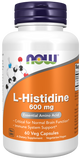 L-Histidine, 600 mg, 60 Cápsulas Vegetarianas