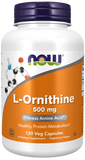 L-Ornithine, 500 mg, 120 Cápsulas Vegetarianas